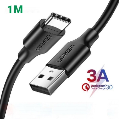 Ugreen 60116 1M màu đen Dây USB 2.0 sang USB Type-C US288