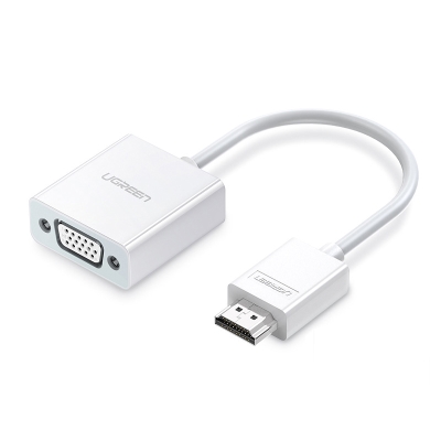 Dây chuyển đổi có chipset HDMI sang VGA dài 15cm Ugreen (60739)