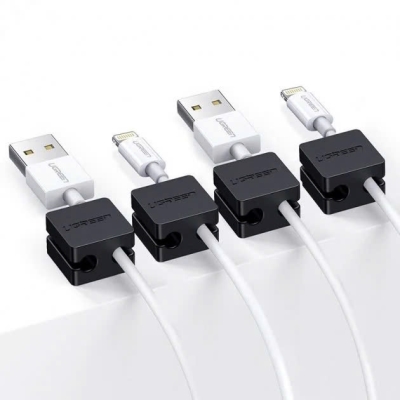 Giá đỡ kẹp dây sạc điện thoại dây âm thanh dây cáp mạng 4 khe cài và 7 khe cài UGREEN LP208